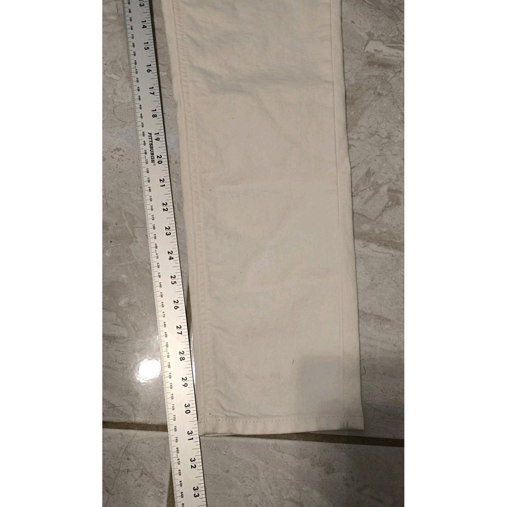 Buffalo David Bitton Jeans Skinny Max Stretch Mens 32x32 (32x31) White NWT Indie - Picture 10 of 11